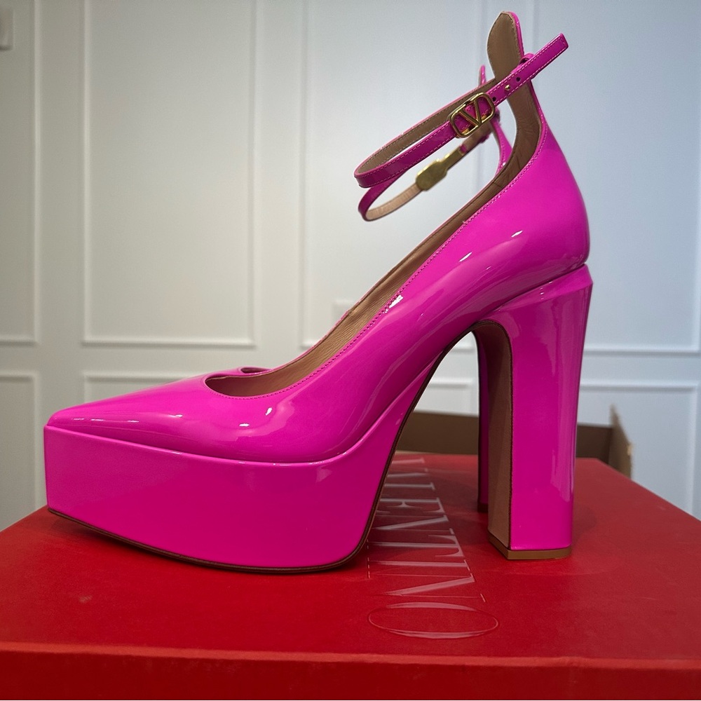 Pink Platform Heels - Picture 3 of 11